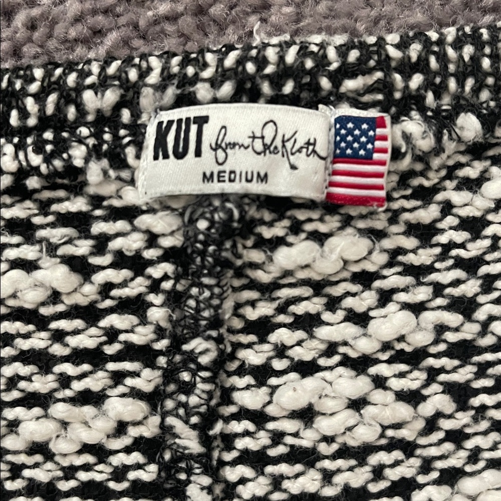 Kut from the Kloth Black and White Knit Sweater - Picture 2 of 5